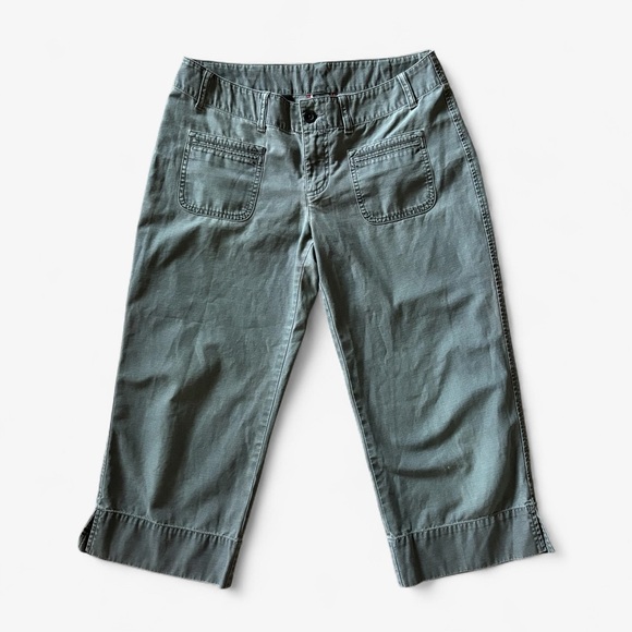The North Face Army Green Capri Pants Size 10 - Picture 2 of 12